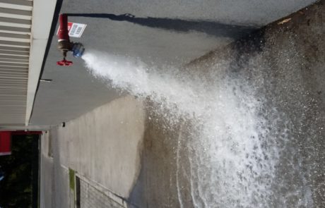Ensayo hidráulico en red contra incendio