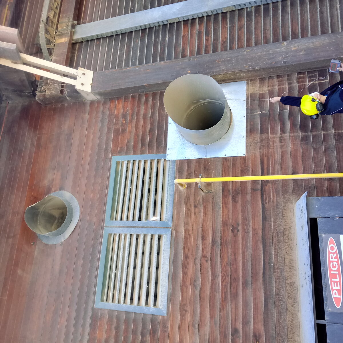 Sistema industrial de gases y alta temperatura